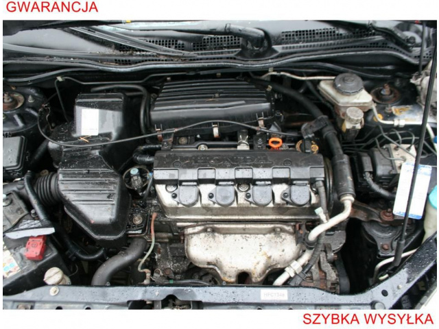 Двигатель 1.4 66KW D14Z6 HONDA CIVIC 01-05 ПОСЛЕ РЕСТАЙЛА 3D
