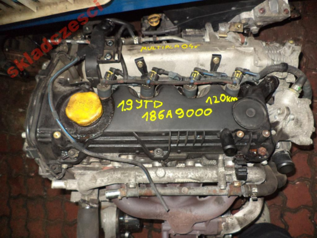 Двигатель 1.9 JTD FIAT MULTIPLA DOBLO 186A900 120KM