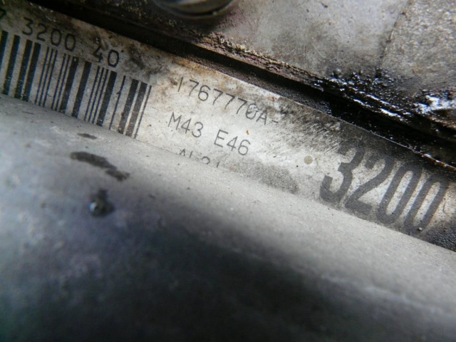 BMW E46 318I M43TUB19 двигатель в сборе 245TYS KM