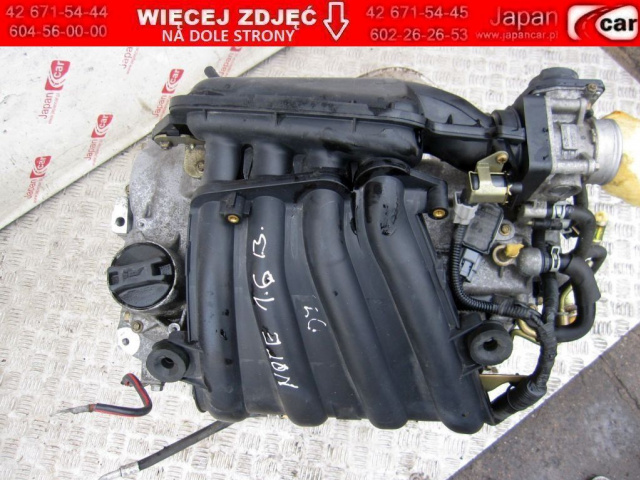Двигатель голый NISSAN NOTE JUKE QASHQAI K12 1.6 HR16