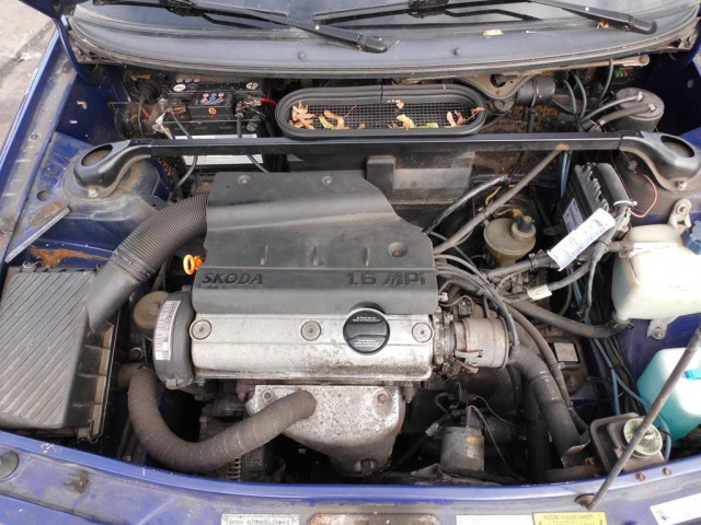 Двигатель в сборе VW Polo Skoda 1.6 MPI 8V AEE 124.000