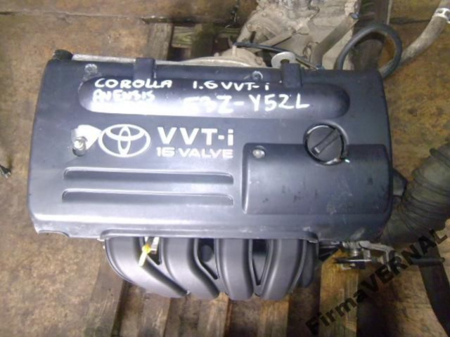 Двигатель TOYOTA COROLLA 1.6 VVTi E3Z-Y52L - запчасти