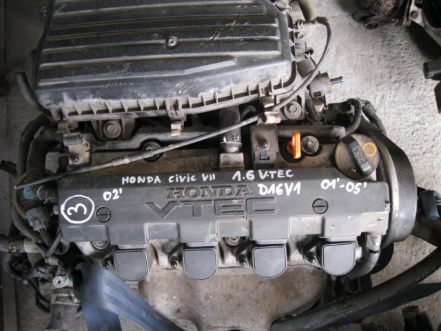 Двигатель D16V1 HONDA CIVIC VII 1.6 V-TEC в сборе