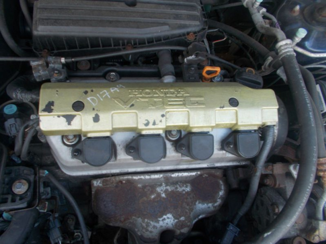Двигатель honda civic coupe 1.7 VII D17A9 vtec 125 л.с.