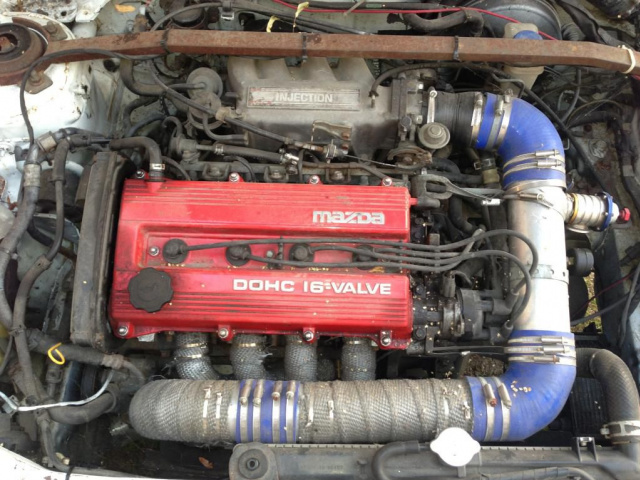 Mazda 323 bg 1.8 dohc двигатель + компрессор kjs rajd