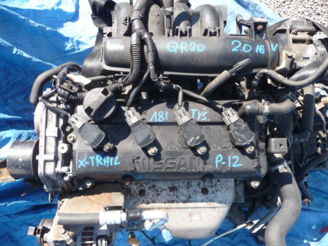 Двигатель NISSAN X-TRAIL PRIMERA P12 2.0 16V QR20