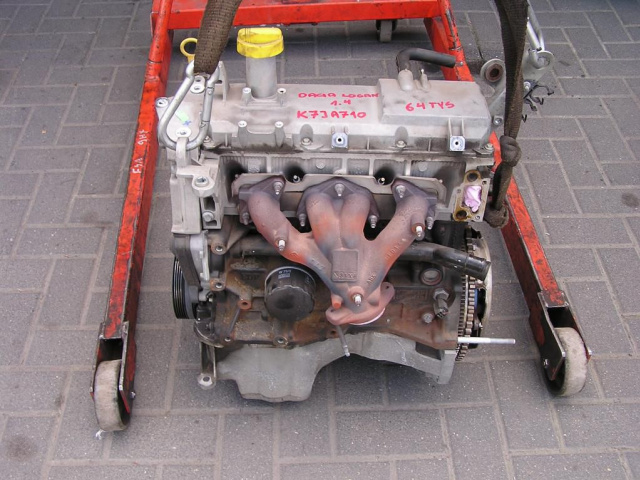 Двигатель DACIA LOGAN 1.4 8V KOD K7JA710 2009 год