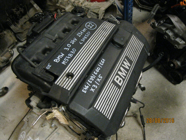 Двигатель M54B30 3.0 24V BMW E46 E39 E60 в сборе