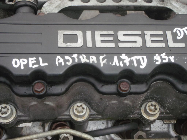 Двигатель opel astra f 1, 7 td 1995 r x17dtl