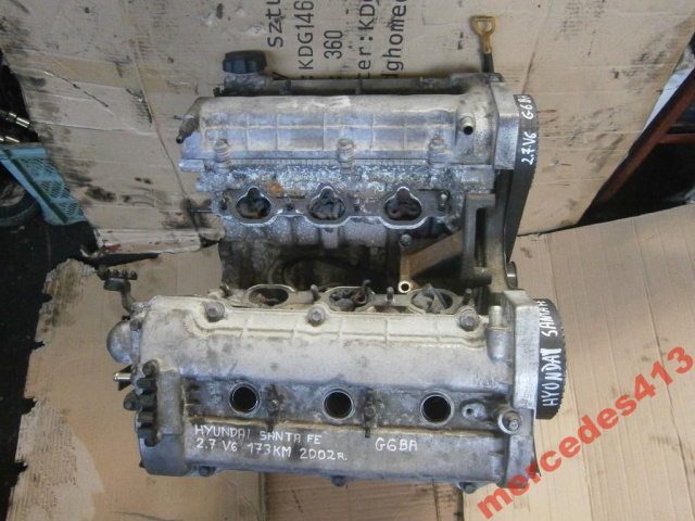 HYUNDAI SANTA FE 2.7 V6 173KM 02г. G6BA двигатель