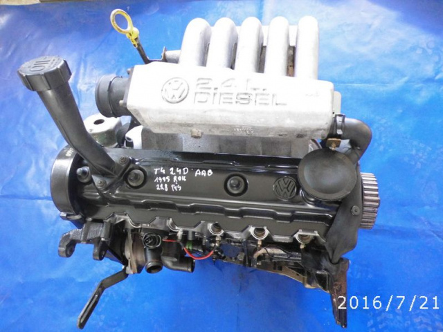 Двигатель 2.4D AAB VW TRANSPORTER T4 1995R