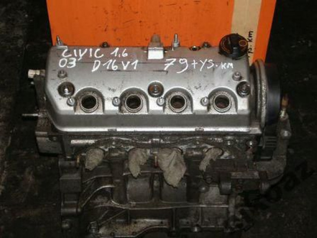 HONDA CIVIC 1.6 1, 6 16V VTEC D16V1 03 двигатель