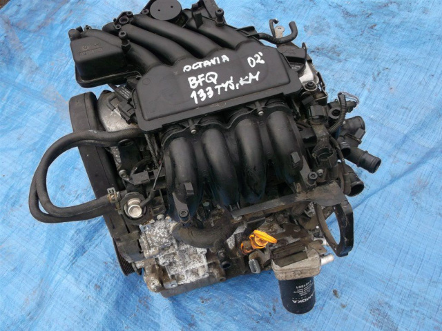 VW AUDI SEAT SKODA 1.6 8V SR двигатель BFQ 130 тыс.KM