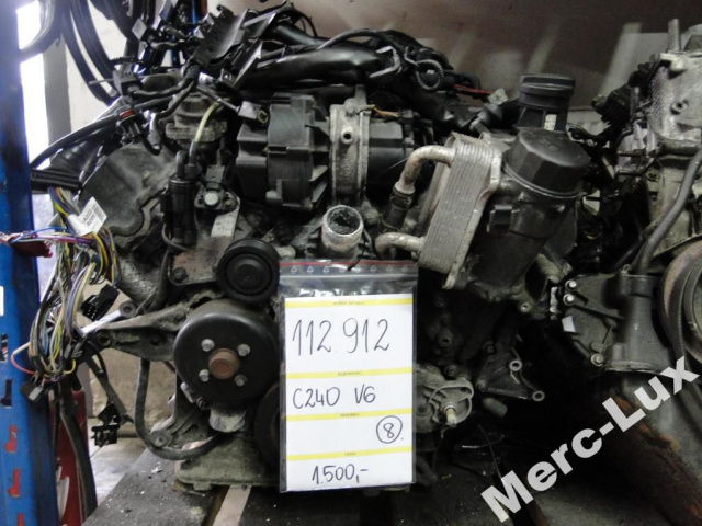 MERCEDES двигатель 112.912 C240 V6 бензин 112912