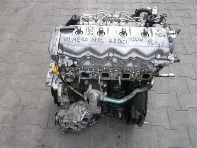 Двигатель YD22 NISSAN ALMERA N16 2.2 DCI 86 тыс KM