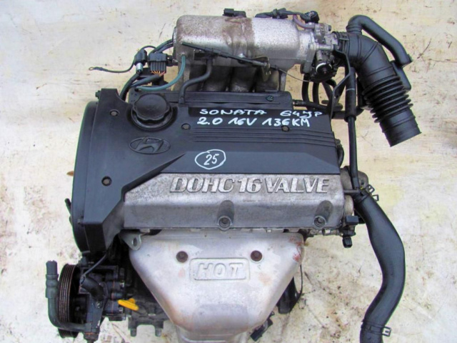 Двигатель в сборе 2.0 16V G4JP HYUNDAI SONATA 00г.