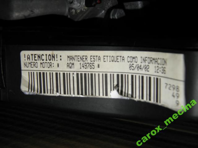 SEAT CORDOBA IBIZA 1.9 SDI 02г.. двигатель AQM форсунки