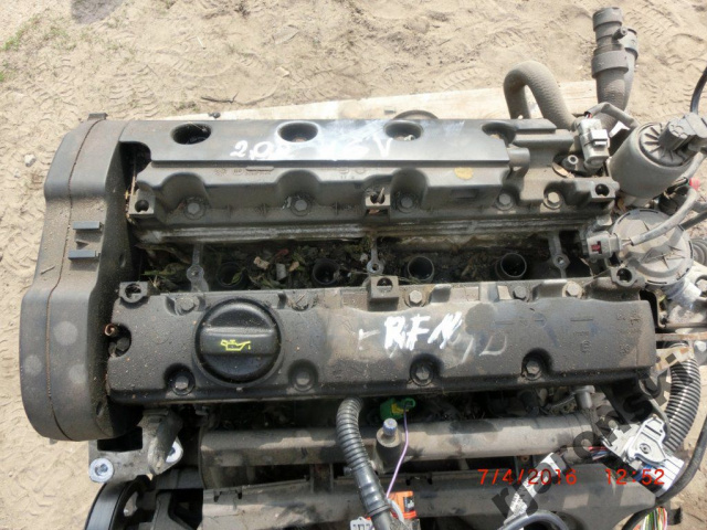 Двигатель голый без навесного оборудования PEUGEOT 307 CC 2, 0 E KOD RFN
