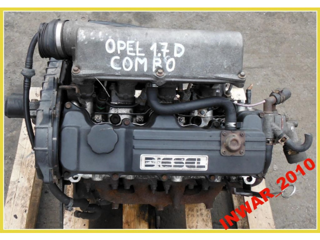 OPEL COMBO CORSA B 1.7 D двигатель X17D