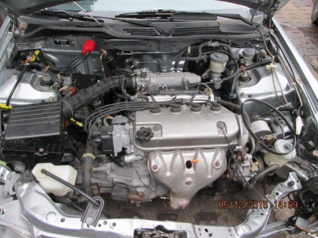 Двигатель honda civic 1.6 d 16y3 113km 145tkm 95г.