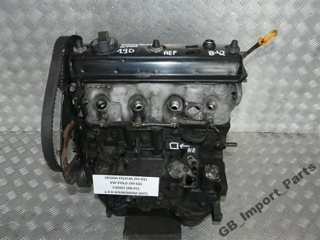 @ VW POLO CADDY FELICIA 1.9 D двигатель AEF 64 л.с.