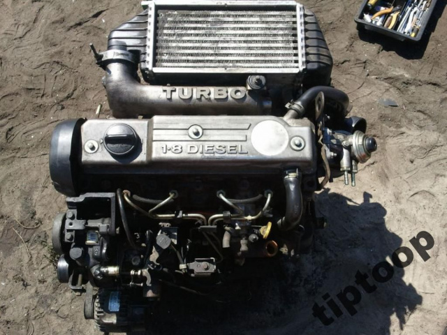 Ford eskort 90-00 fiesta 1.8 td двигатель в сборе