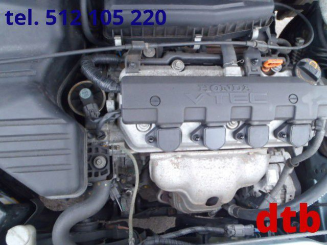 Двигатель HONDA CIVIC VII 1.6 16V D16V1 110 л.с. 01-05