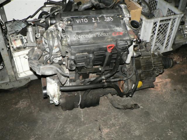 Двигатель + коробка передач MERCEDES VITO '03- 115 2.2 CDI