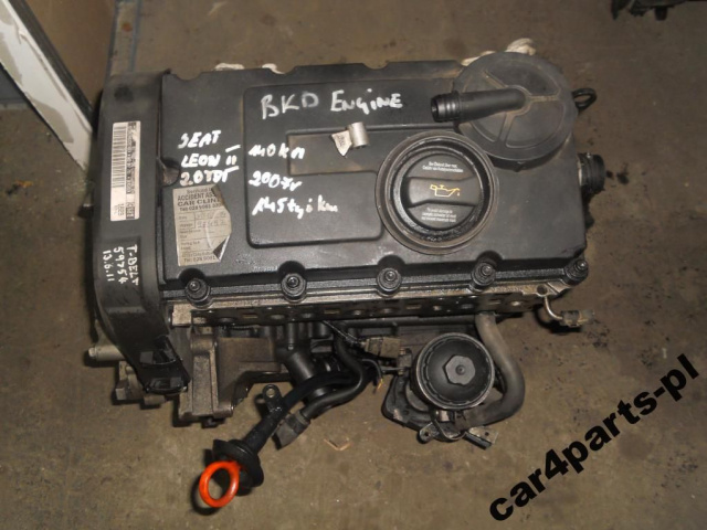 Двигатель без навесного оборудования SEAT LEON II 2.0TDI 07г. BKD 145000KM