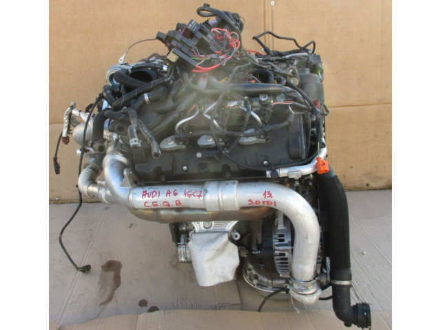 AUDI A6 C7 4G двигатель CGQ B 3.0 313KM в сборе 013