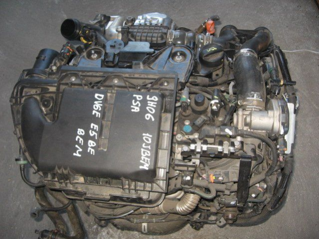 Двигатель PEUGEOT PARTNER 1, 6EHDI DV6E E5BE