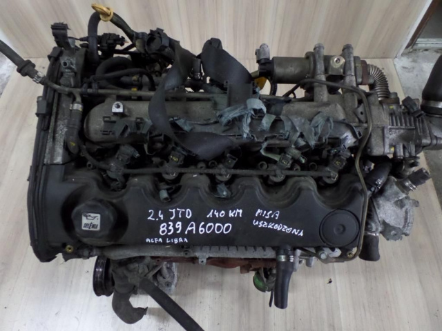Двигатель 839A6000 ALFA ROMEO 156 LYBRA 2.4 JTD 140 л.с.