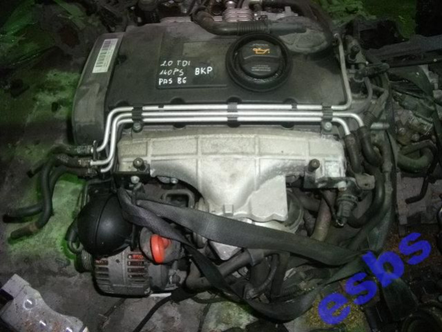 VW PASSAT AUDI SKODA двигатель 2.0 TDI 140PS BKD в сборе.