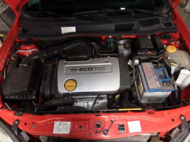 Двигатель OPEL Astra 2 G 1.6 16V X16XEL w машине