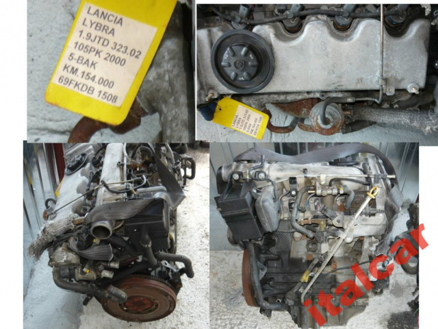 Lancia Lybra двигатель в сборе 1, 9 JTD 105 л.с. Krakow