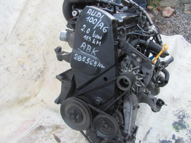 Двигатель в сборе 2.0 8V ABK AUDI 80 B4 100 A6 94г.