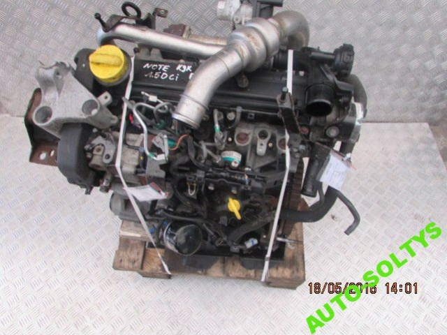 Двигатель NISSAN NOTE CLIO III 07г. 1.5 DCI K9K