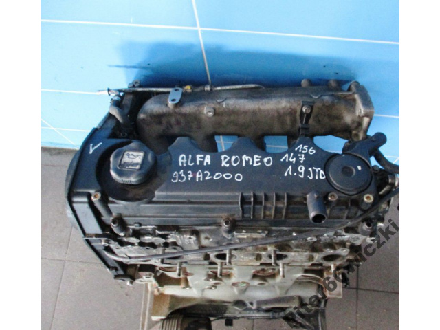 Двигатель без навесного оборудования ALFA ROMEO 147 1.9 JTD 937A2000