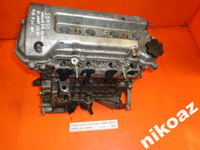 TOYOTA COROLLA E12 1.6 VVTI 04 110 л.с. 3ZZ-FE двигатель
