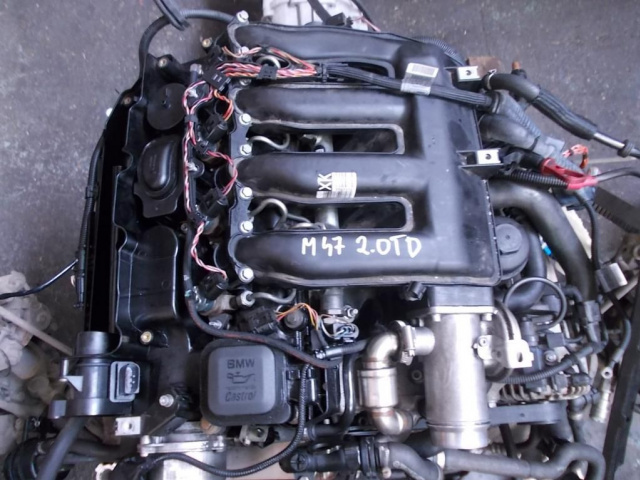Двигатель M47T 2.0 TD BMW E46 E87 E90 E91 E60 E61