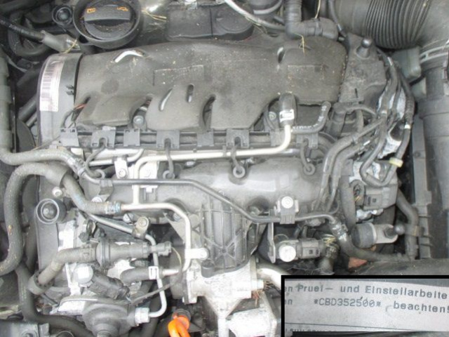Двигатель VW GOLF VI AUDI A3 2.0 TDI CBD в сборе