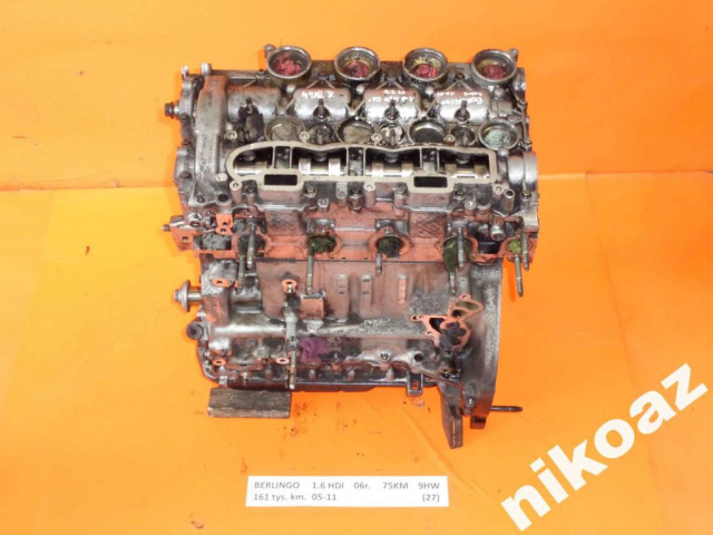 CITROEN BERLINGO 1.6 HDI 06 75KM 9HW двигатель