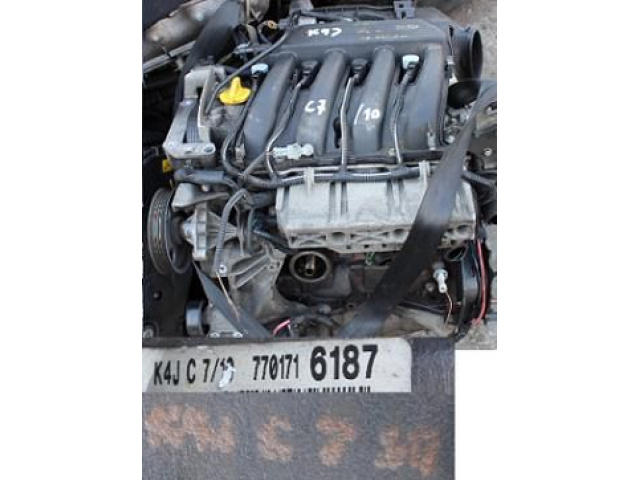 RENAULT CLIO II MEGANE 1.4 16V двигатель K4JC7/10
