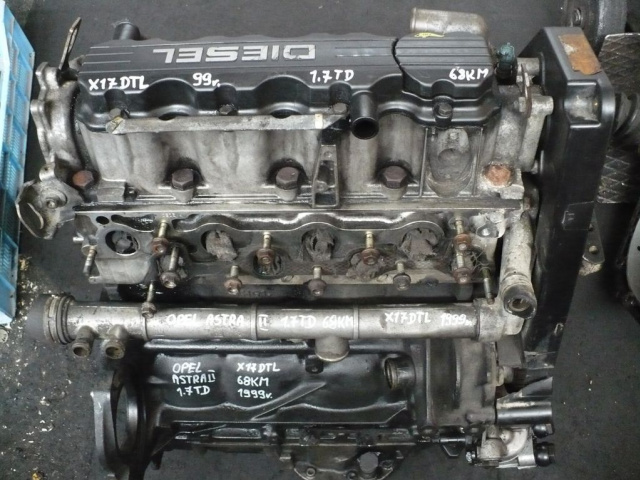 OPEL ASTRA G II 1.7TD 68KM 1999г. двигатель X17DTL