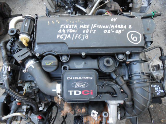 Двигатель FORD FIESTA FUSION MAZDA 1.4 TDCI F6JA F6JB