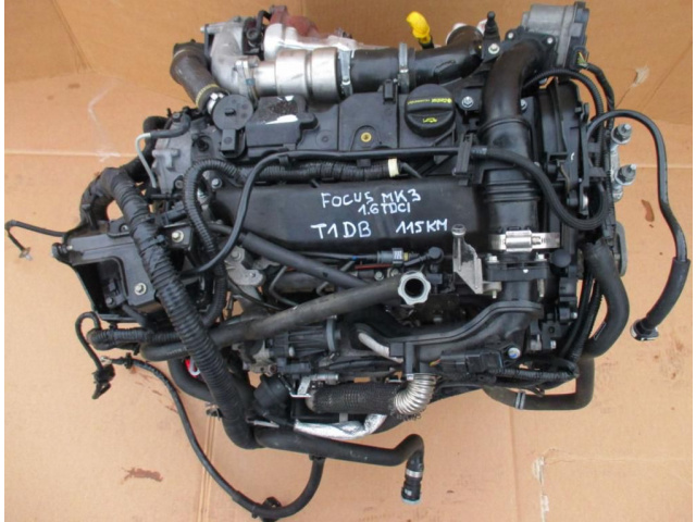 FORD FOCUS 011 MK3 1.6 TDCI двигатель в сборе T1DB