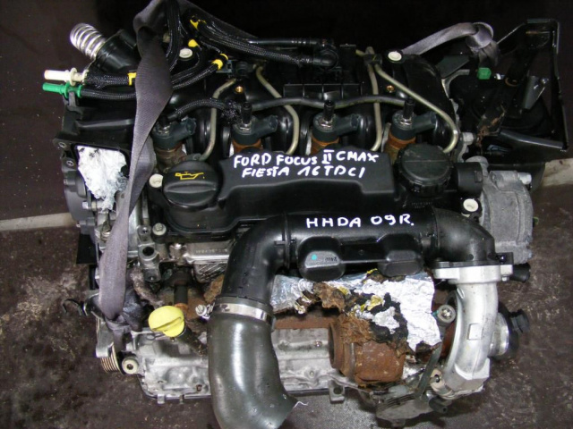 Двигатель FORD FOCUS FIESTA C MAX 1, 6 TDCI HHDA 2009г.