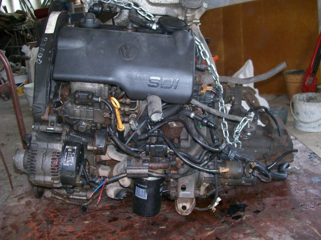 Двигатель 1.9 SDI 1, 9 VW Caddy T4 Seat Inca в сборе