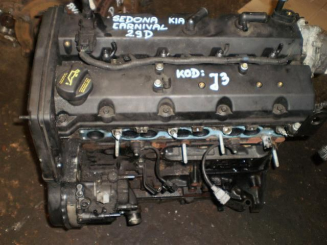 Двигатель KIA CARNIVAL SEDONA 2.9 CRDI J3 форсунки в сборе