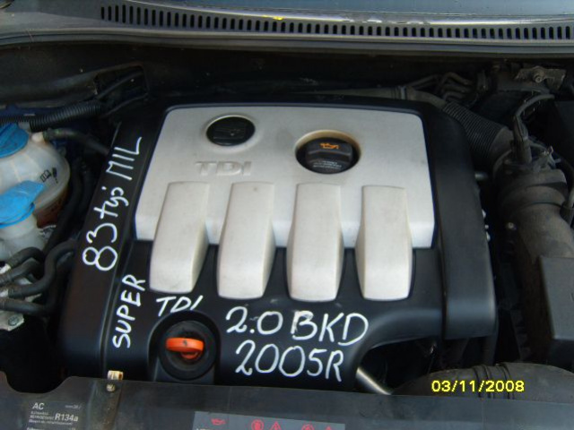 Seat altea leon II toledo III двигатель 2, 0 TDI BKD